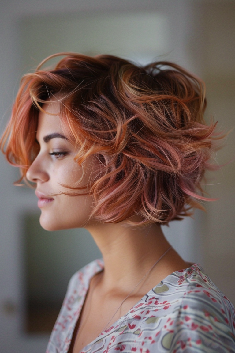 41+ Luscious Rose Gold Hair Ideas