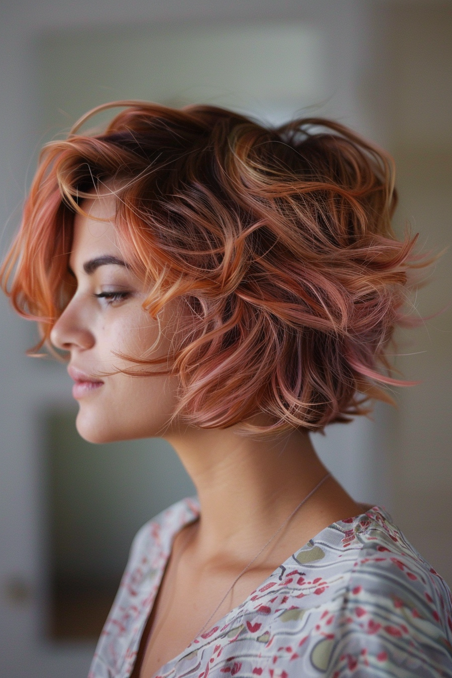 Rose Gold Hair Ideas 8