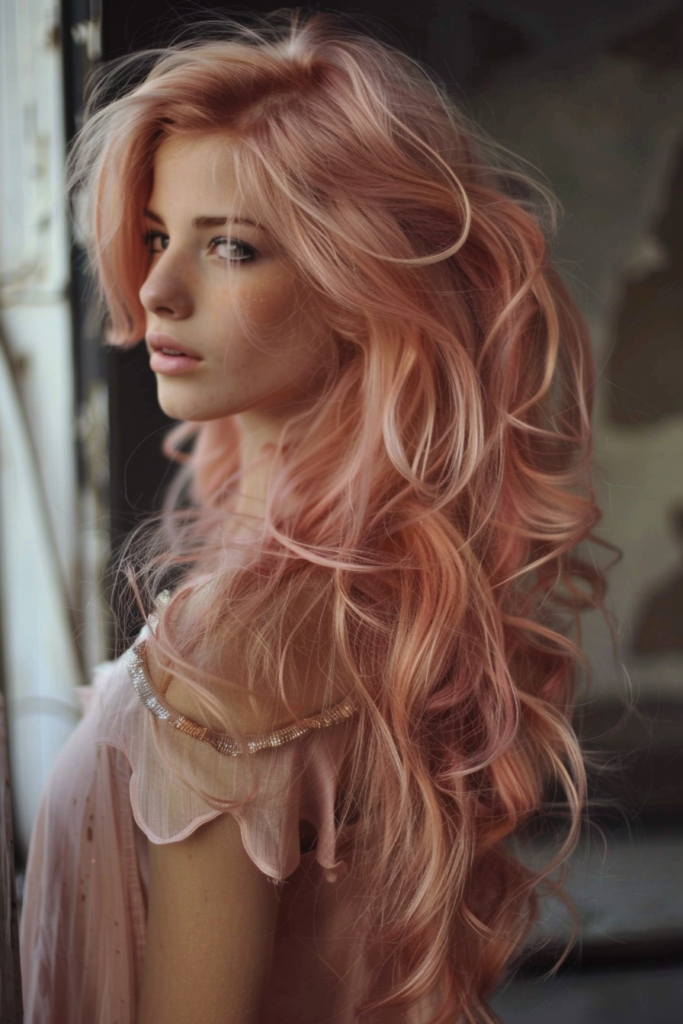 41+ Luscious Rose Gold Hair Ideas