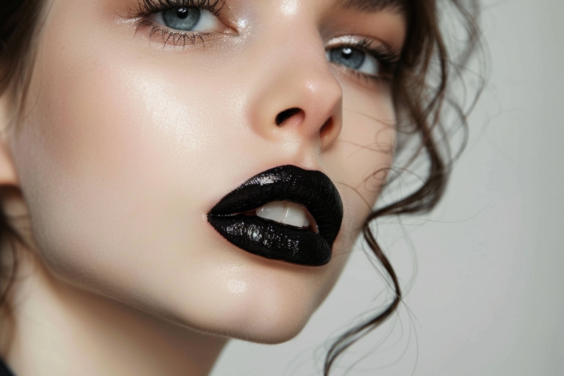 45+ Show-Stealing Black Lipstick Ideas