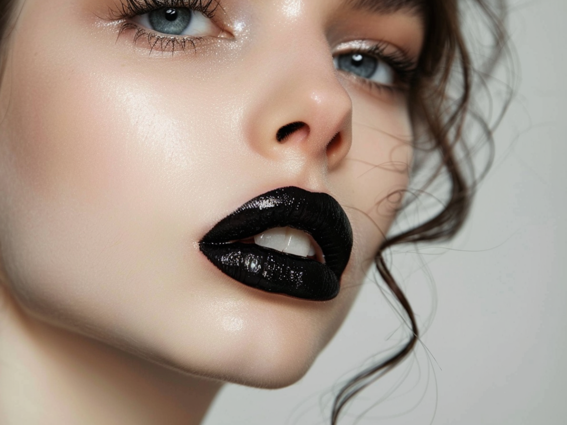 45+ Show-Stealing Black Lipstick Ideas
