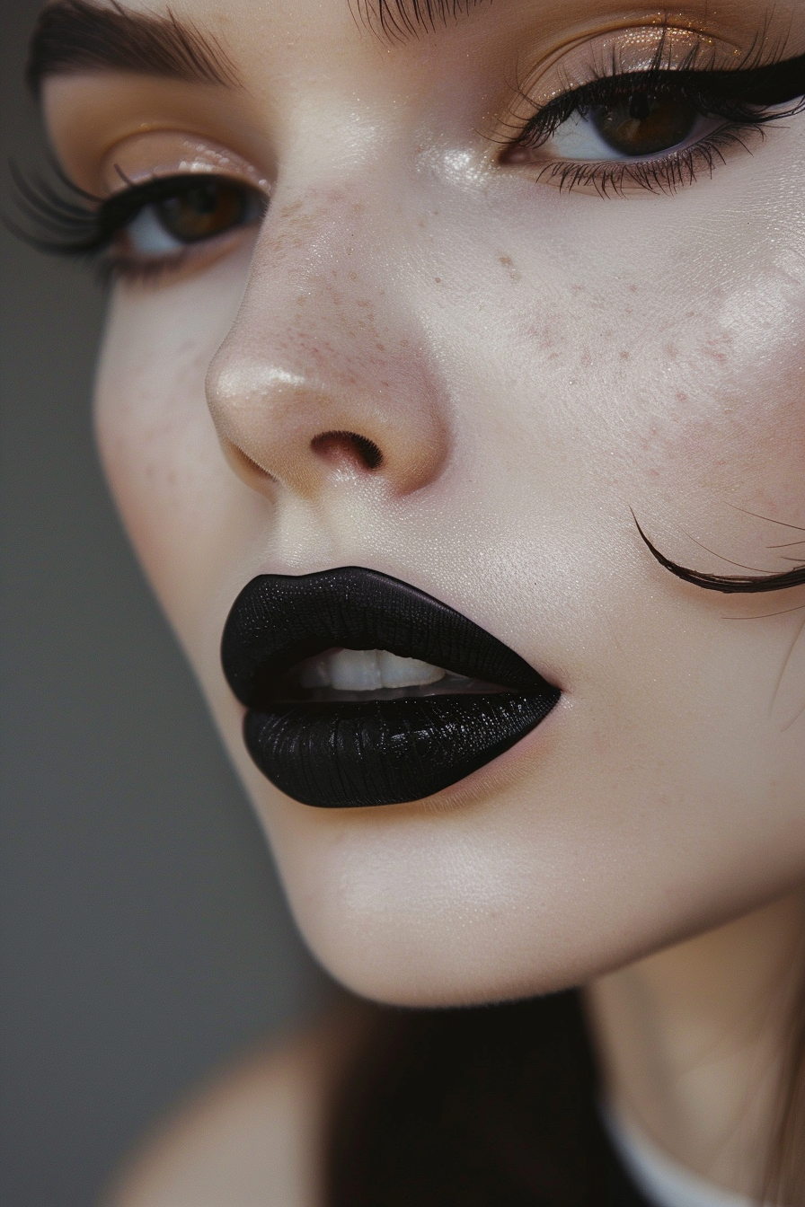 Black Lipstick Ideas 13