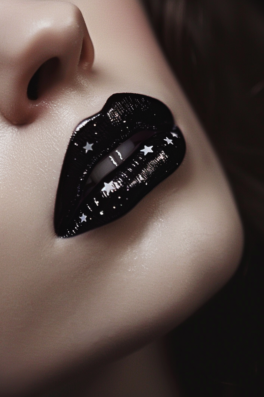 Black Lipstick Ideas 14