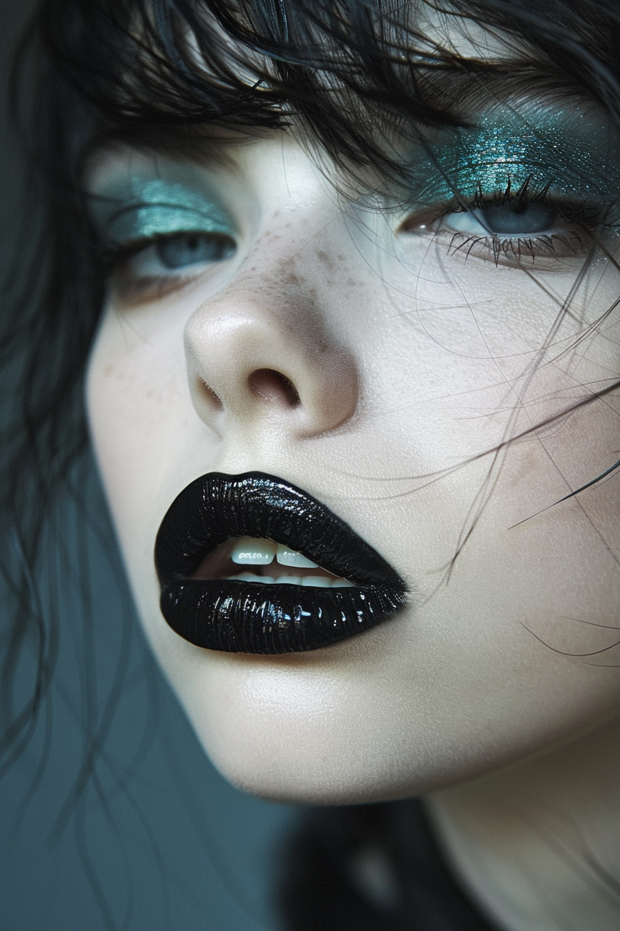 Black Lipstick Ideas 16