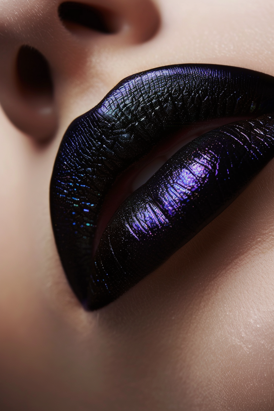 Black Lipstick Ideas 21