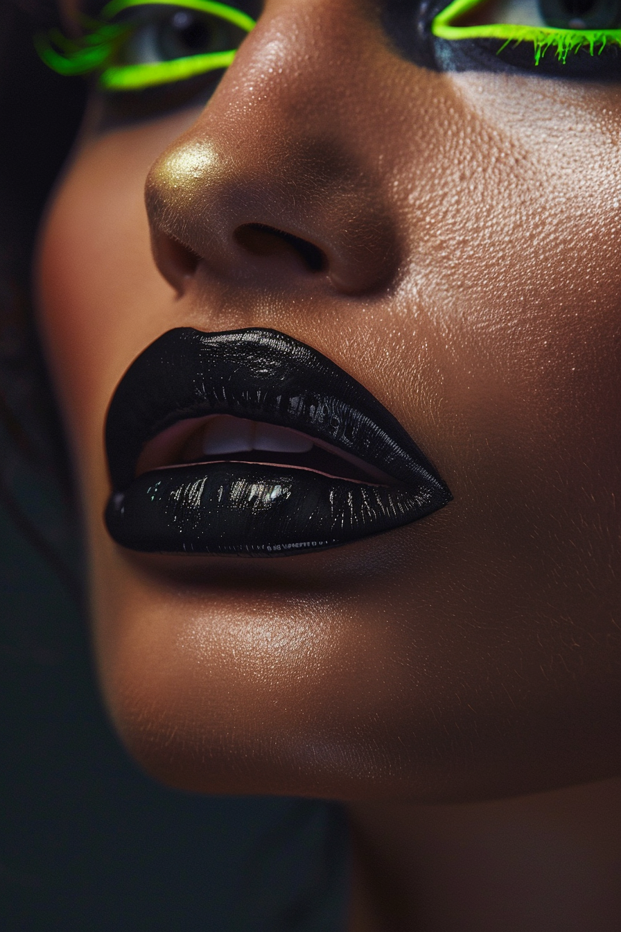 Black Lipstick Ideas 26