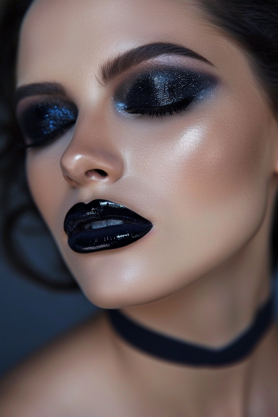 Black Lipstick Ideas 27