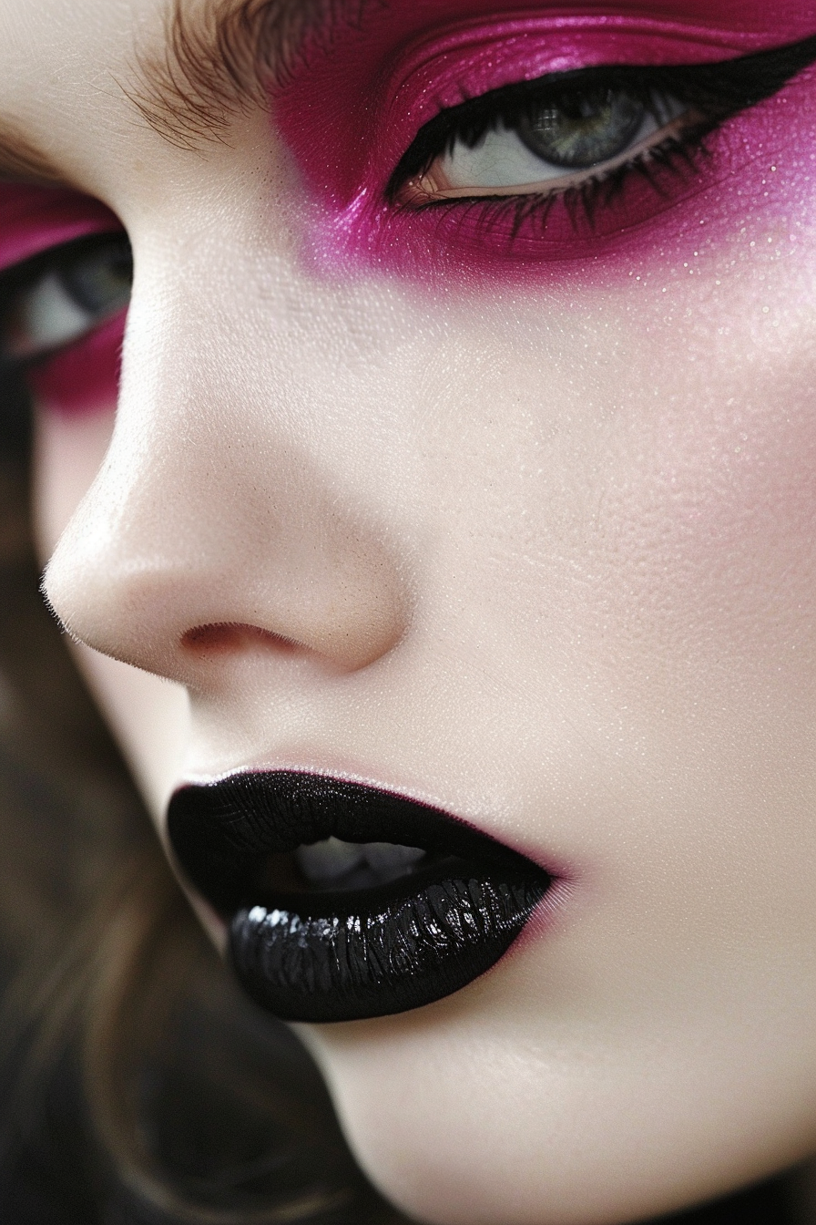 Black Lipstick Ideas 34