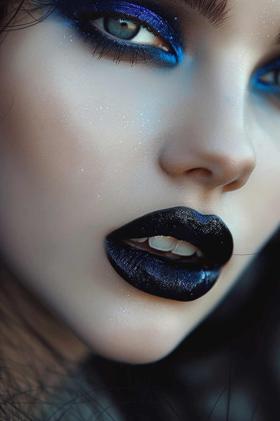 Black Lipstick Ideas 35