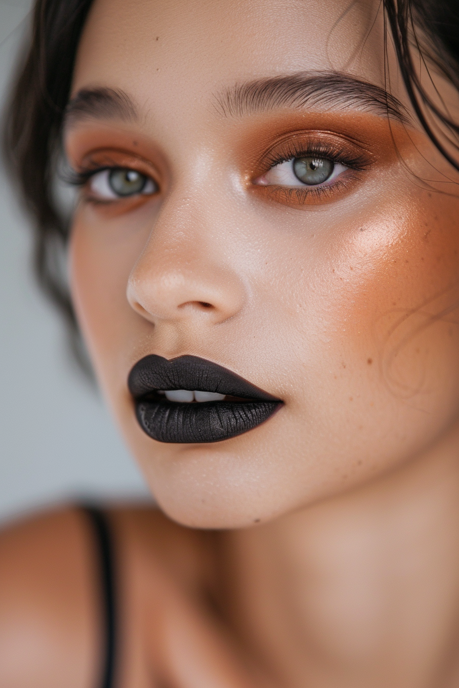Black Lipstick Ideas 37