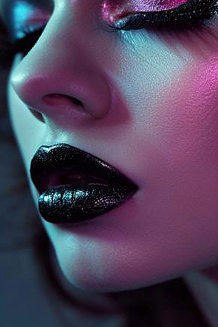 Black Lipstick Ideas 39
