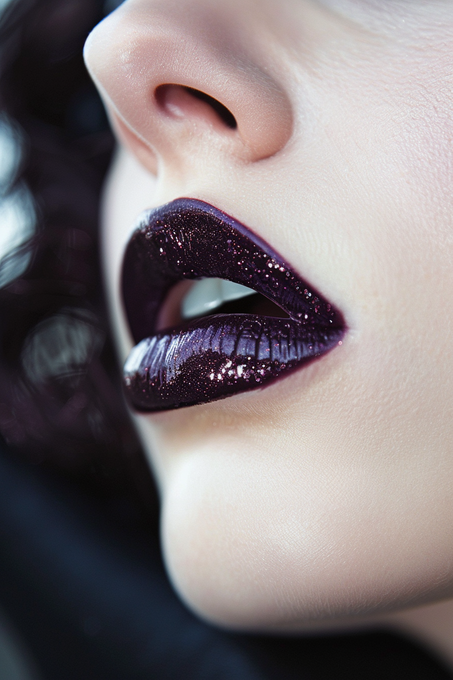 Black Lipstick Ideas 41
