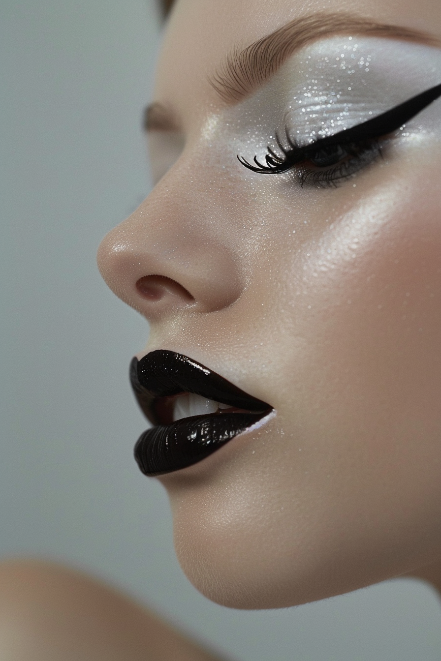 Black Lipstick Ideas 44