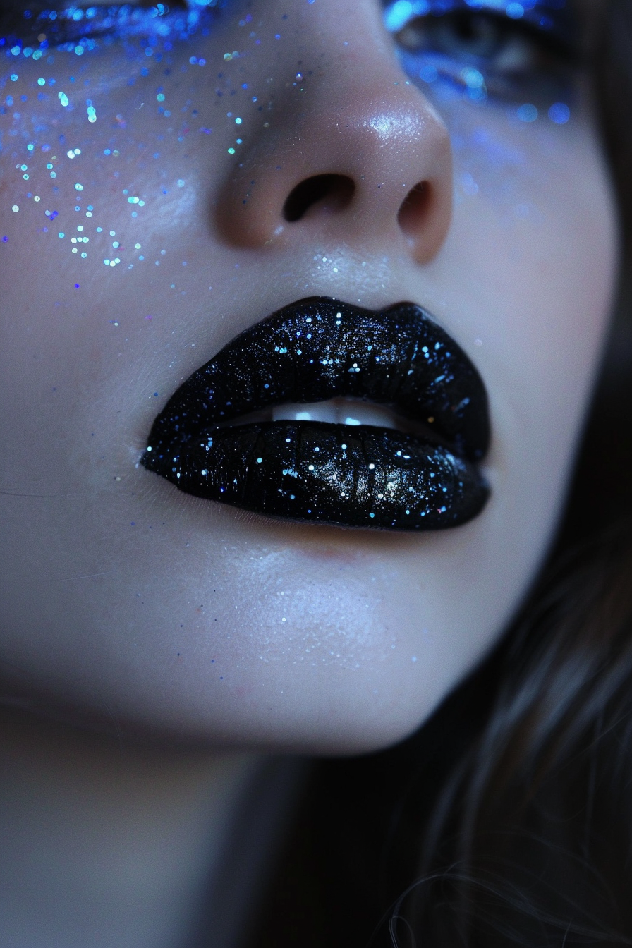 Black Lipstick Ideas 46
