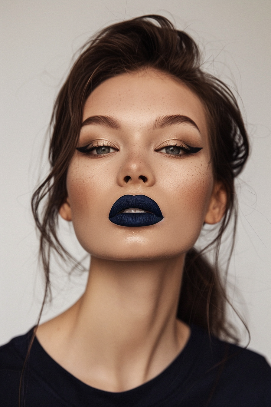 Blue Lipstick Ideas 1