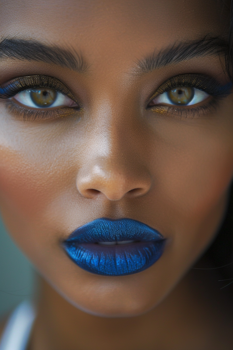 Blue Lipstick Ideas 10