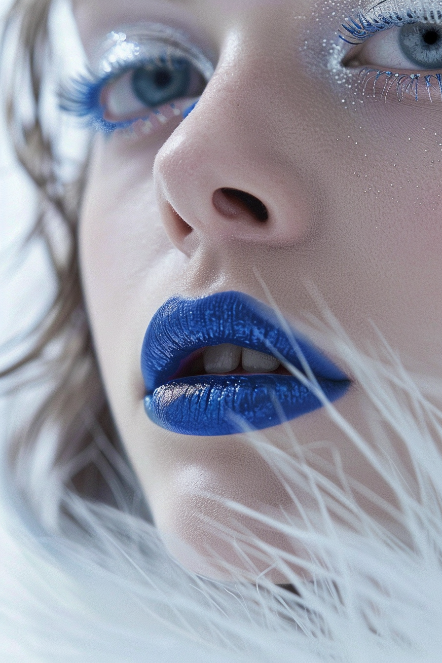Blue Lipstick Ideas 11