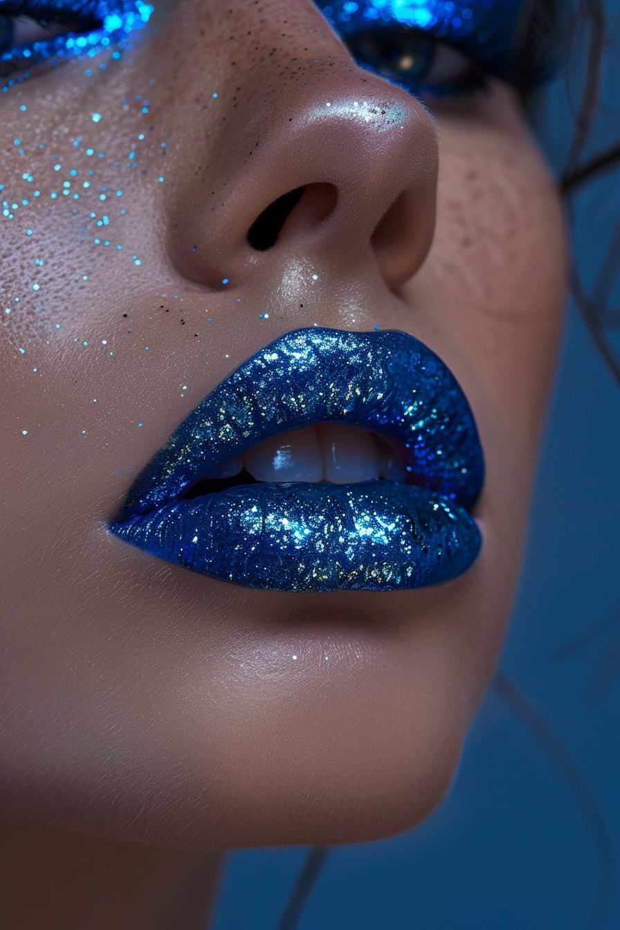 Blue Lipstick Ideas 2