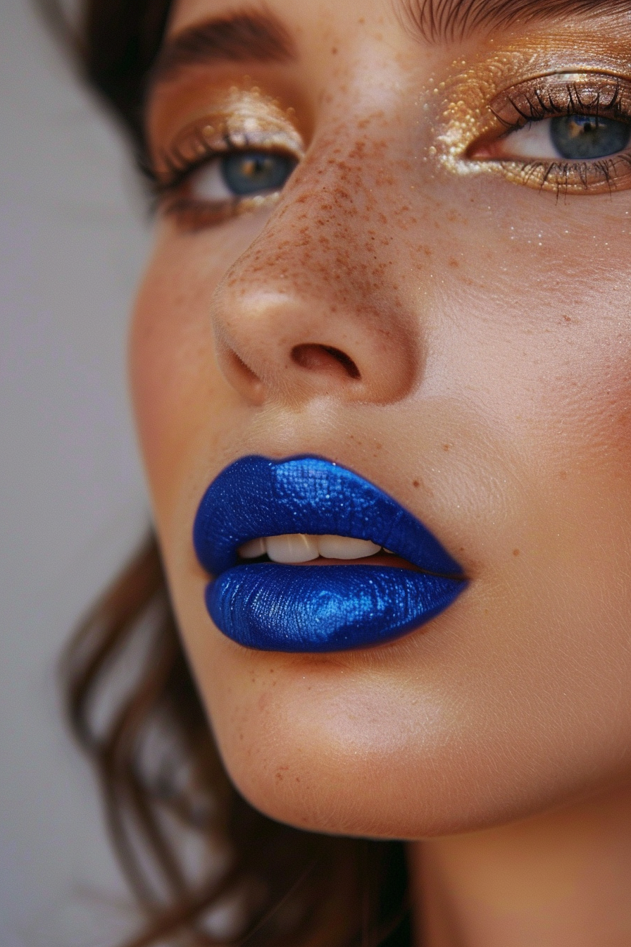 Blue Lipstick Ideas 20