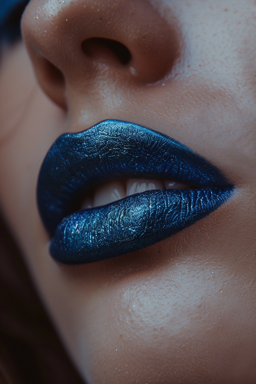 Blue Lipstick Ideas 28