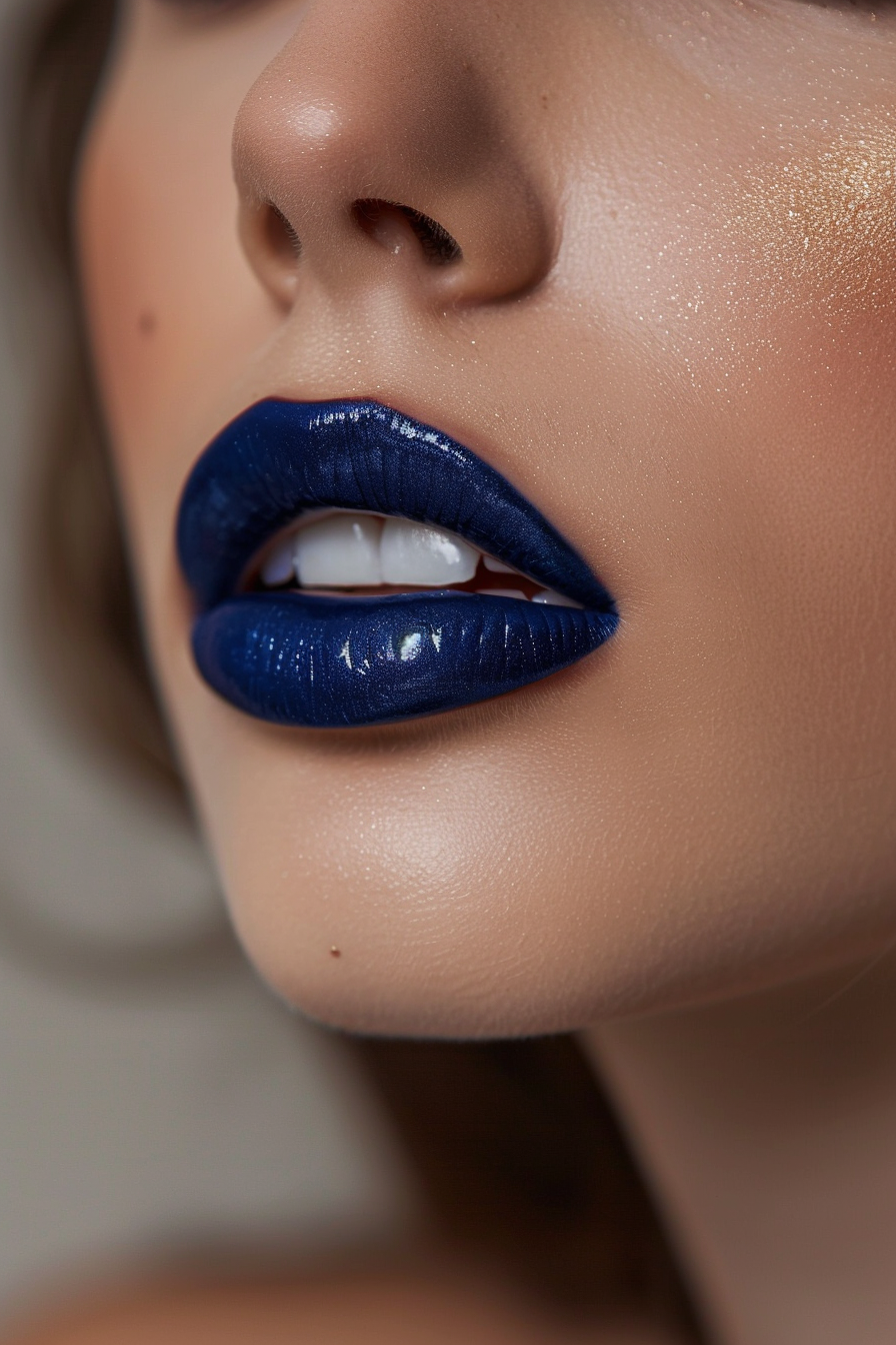 Blue Lipstick Ideas 3