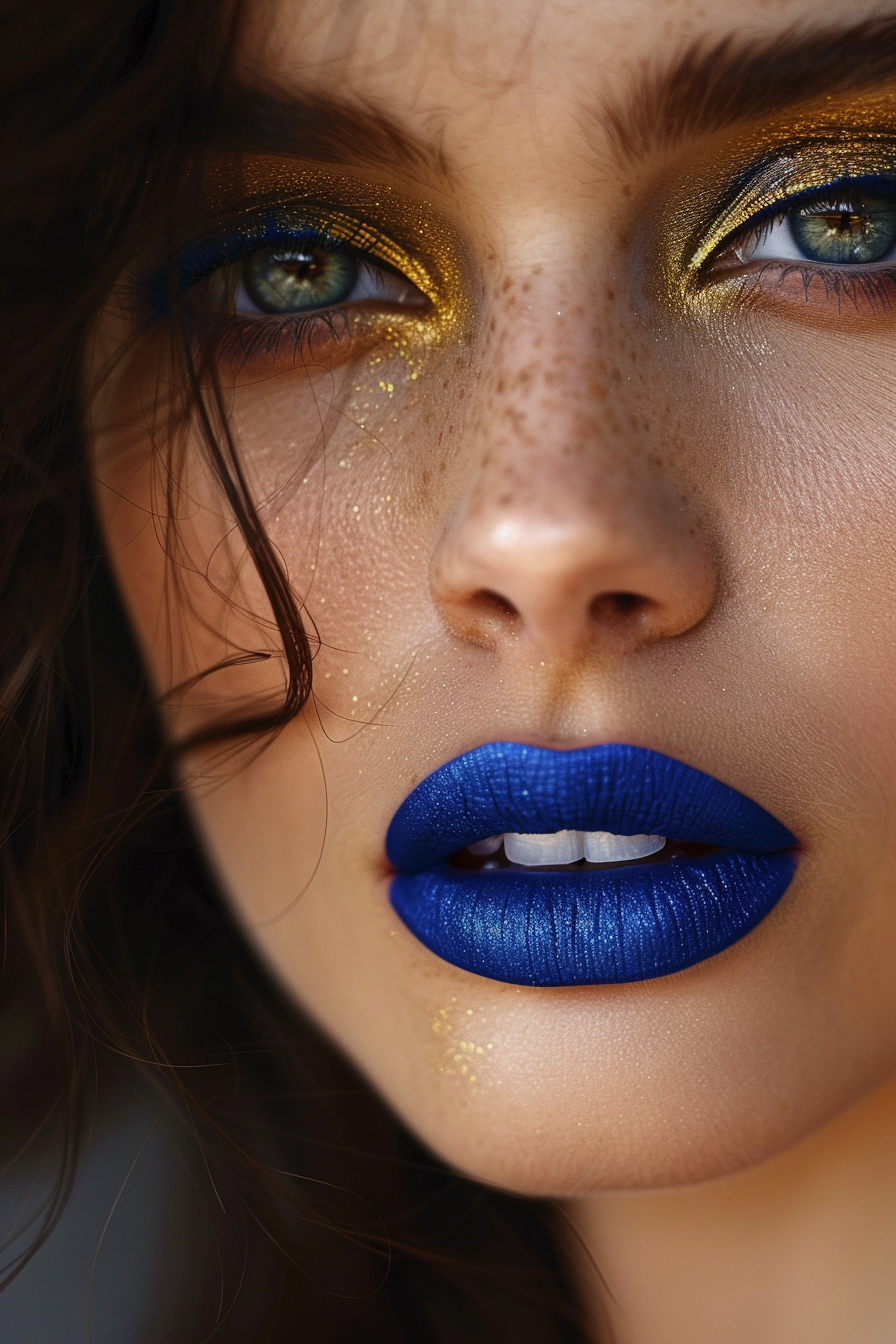 Blue Lipstick Ideas 5
