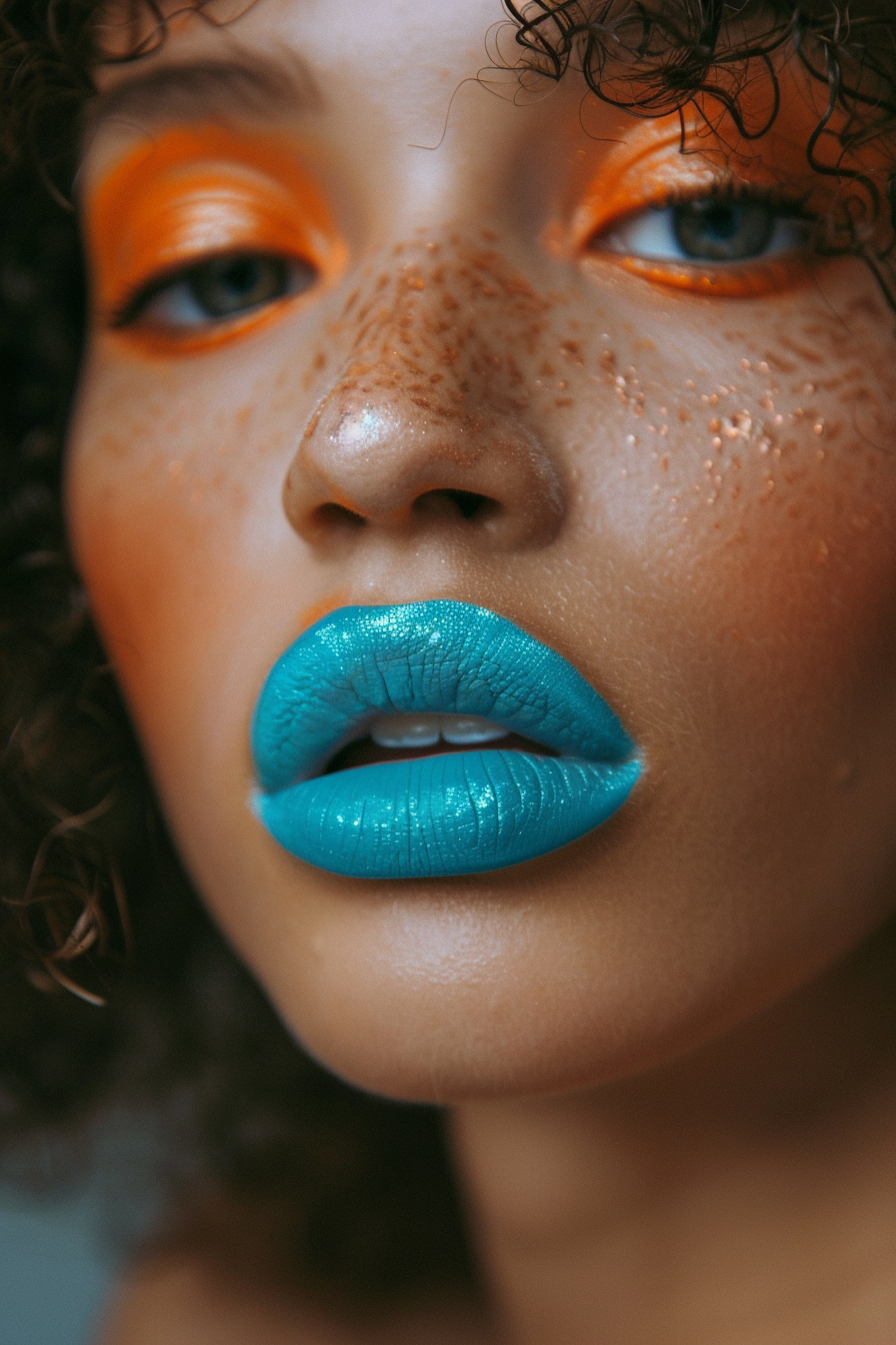Blue Lipstick Ideas 6