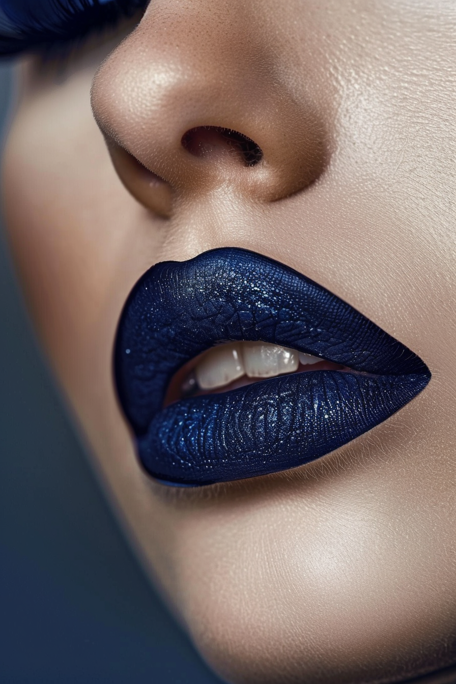Blue Lipstick Ideas 7