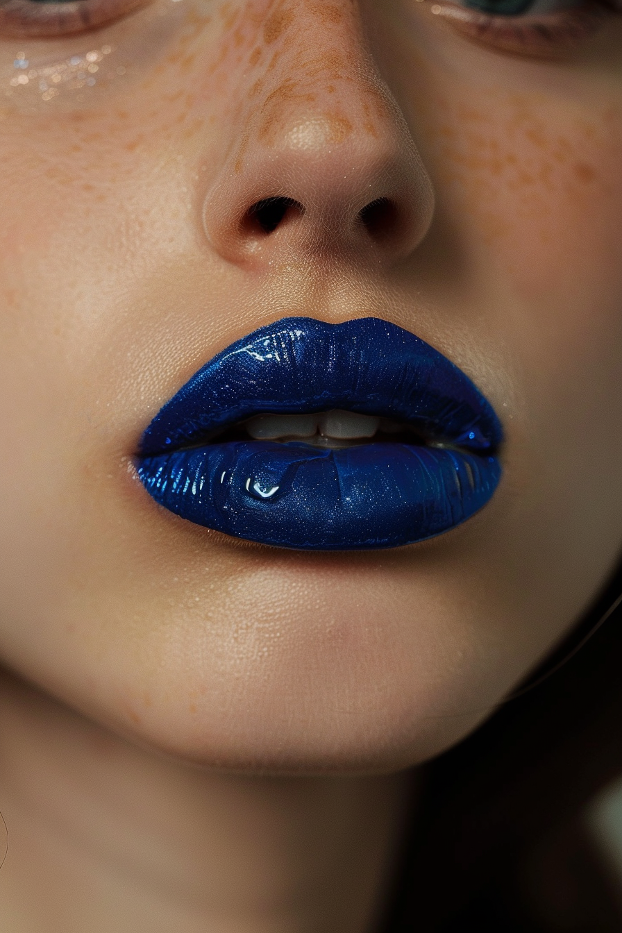Blue Lipstick Ideas 8