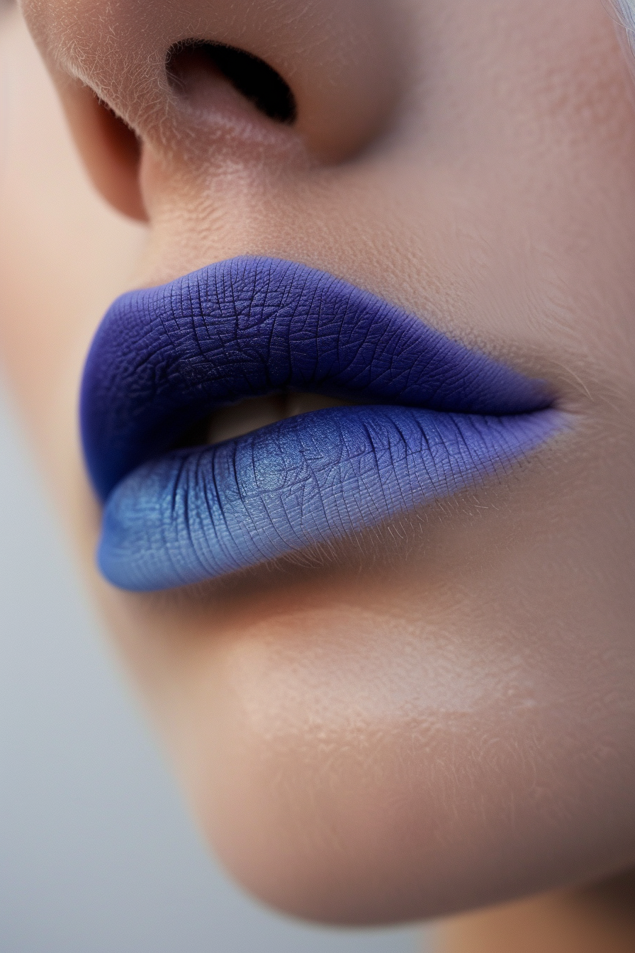 Blue Lipstick Ideas 9