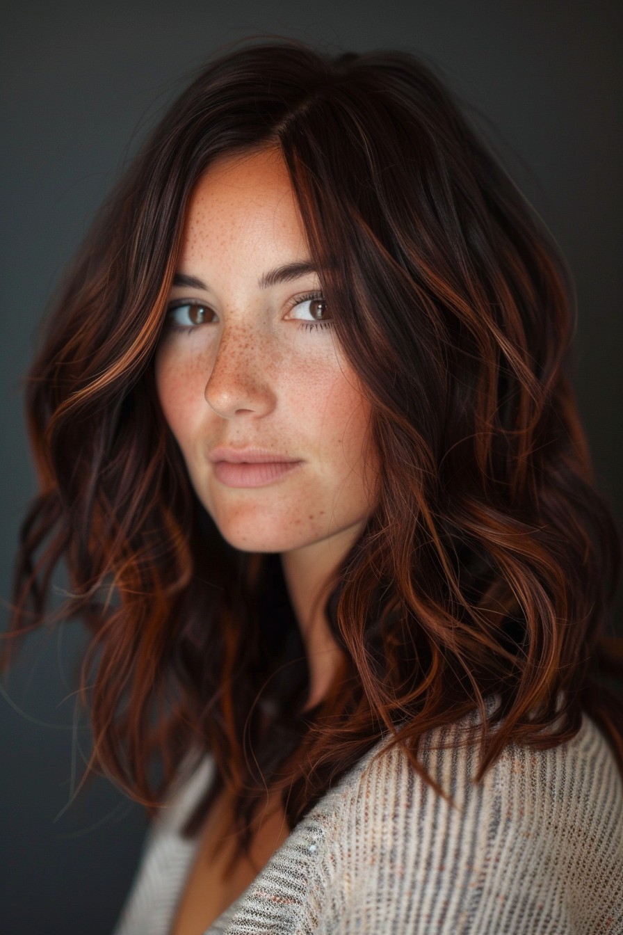 Chocolate Brown Hair Ideas 13