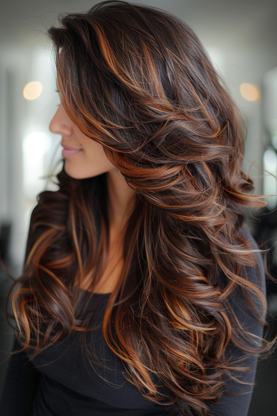 Chocolate Brown Hair Ideas 20