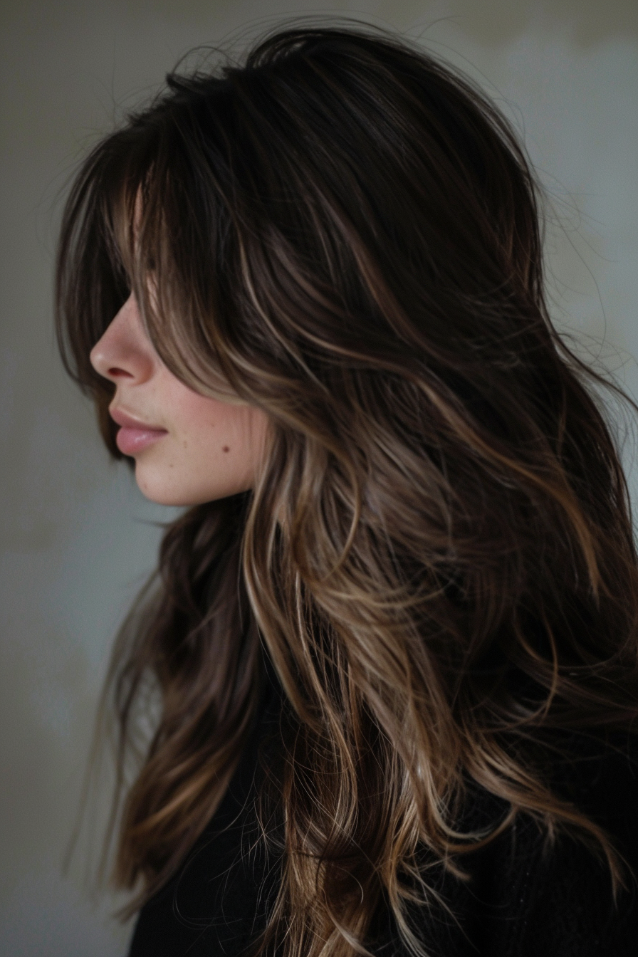 Chocolate Brown Hair Ideas 30