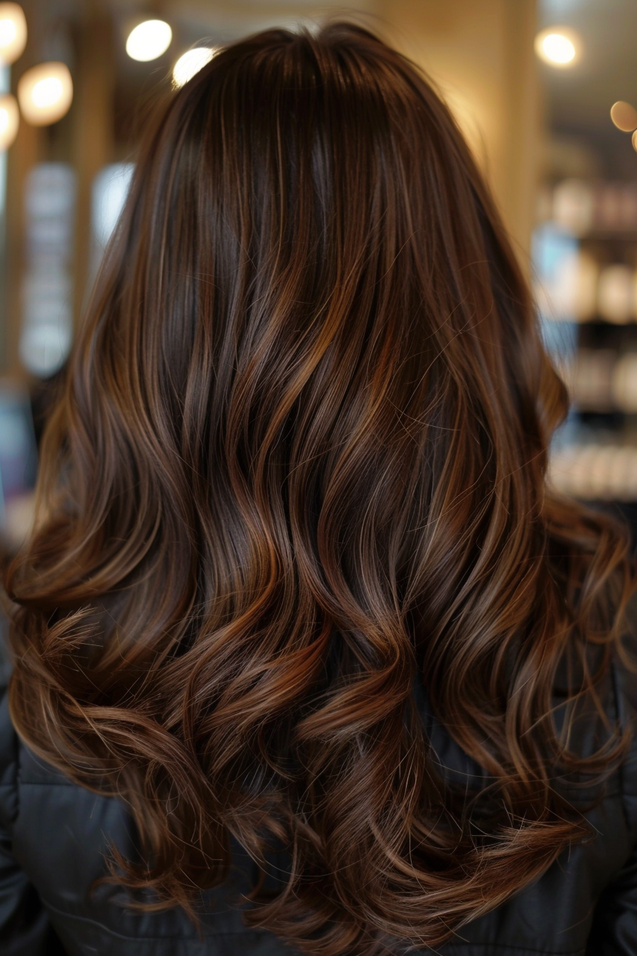 Chocolate Brown Hair Ideas 51