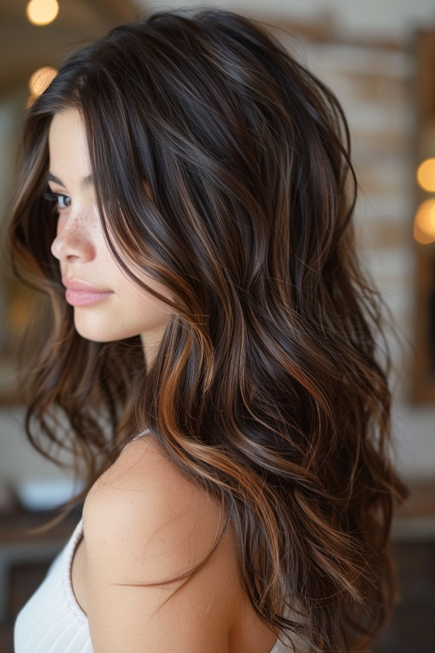 Chocolate Brown Hair Ideas 58