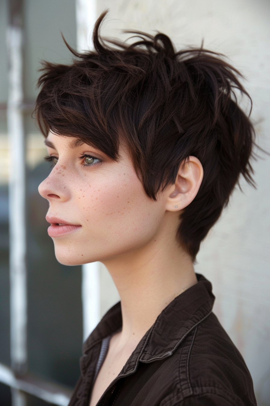 Chocolate Brown Hair Ideas 6