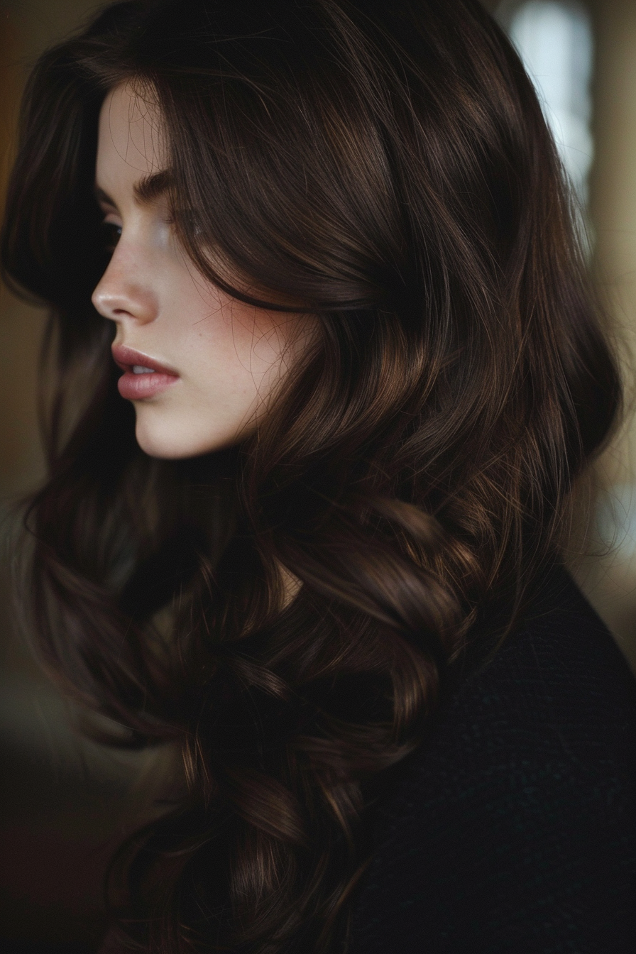 Chocolate Brown Hair Ideas 62