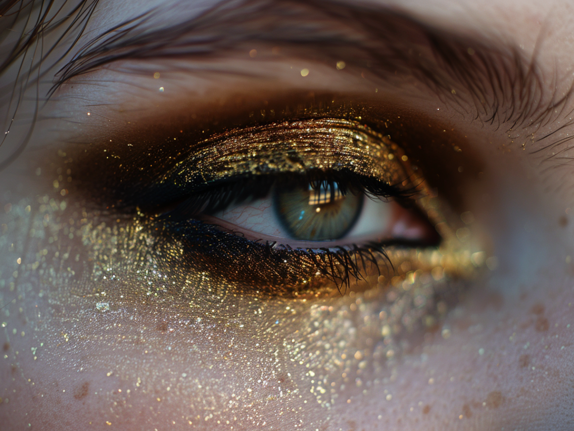 22+ Glamorous Gold Eyeshadow Ideas