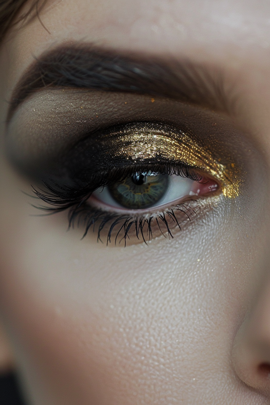 Gold Eyeshadow Ideas 16