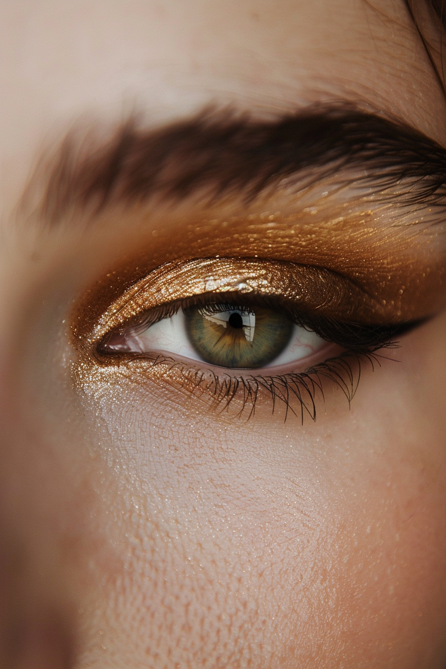 Gold Eyeshadow Ideas 17