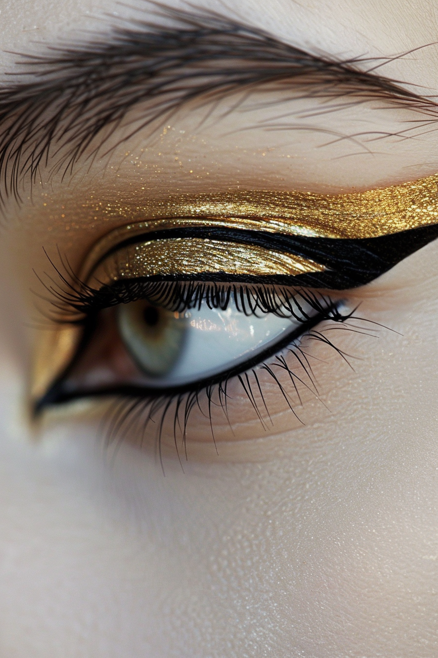 Gold Eyeshadow Ideas 19