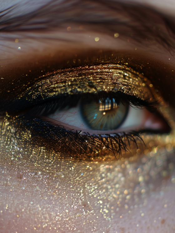 22+ Glamorous Gold Eyeshadow Ideas
