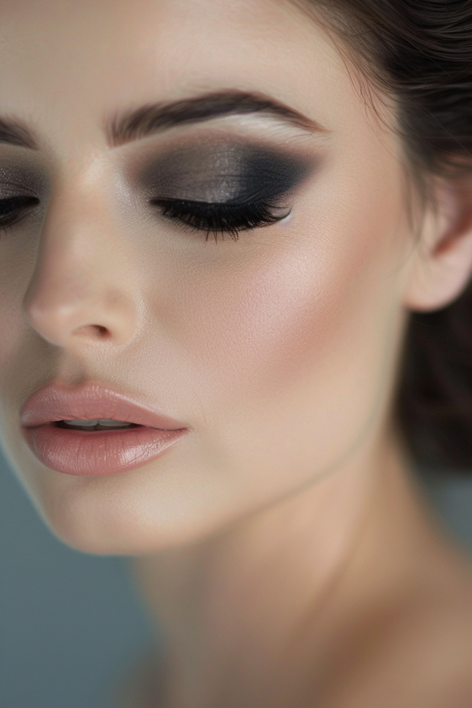 smokey light makeup