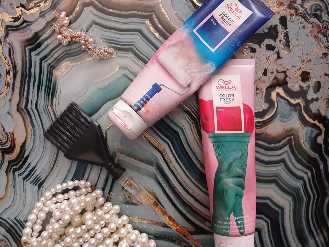 The Secret To Making Bright Red Hair Last? Wella Fresh Color Masks! 