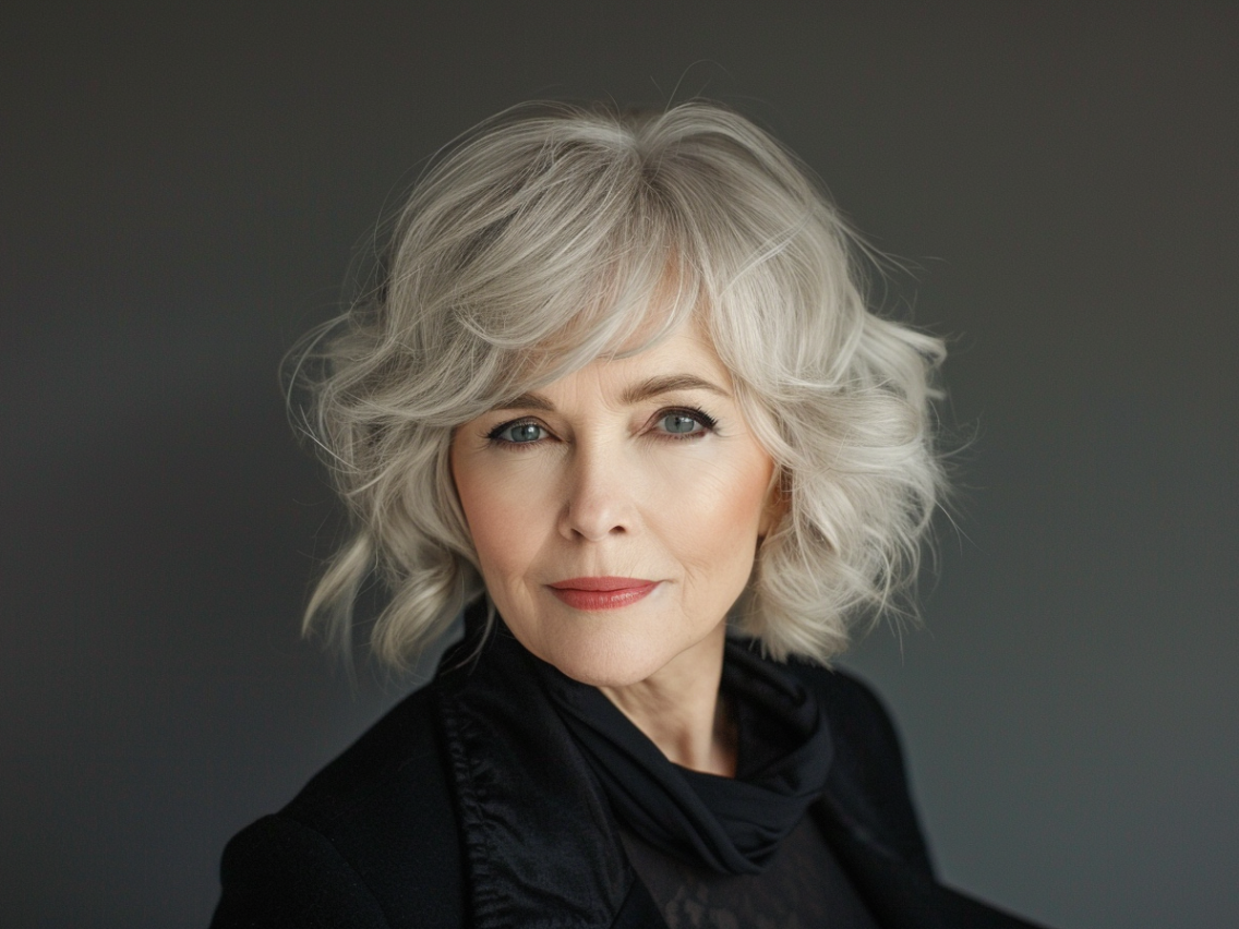 Discover the Best Short Bob with Bangs Hair Ideas for Women Over 60