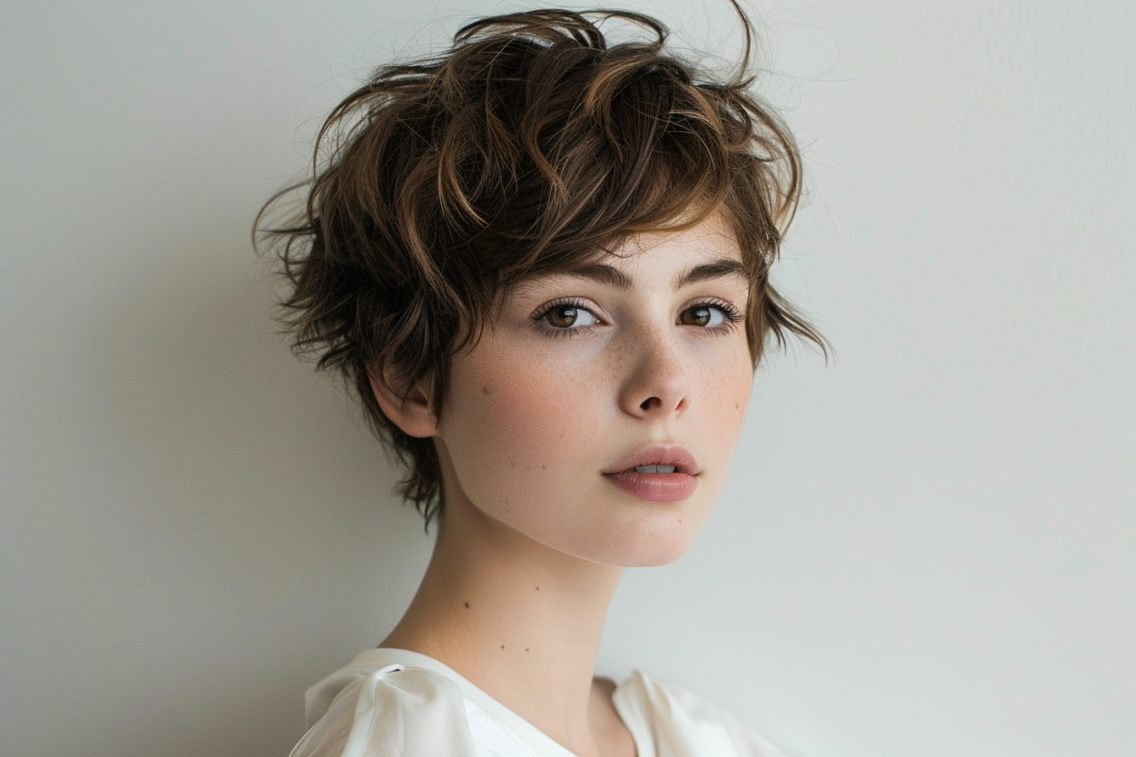 Wavy Pixie Hairstyle Ideas for a Youthful, Dynamic Look