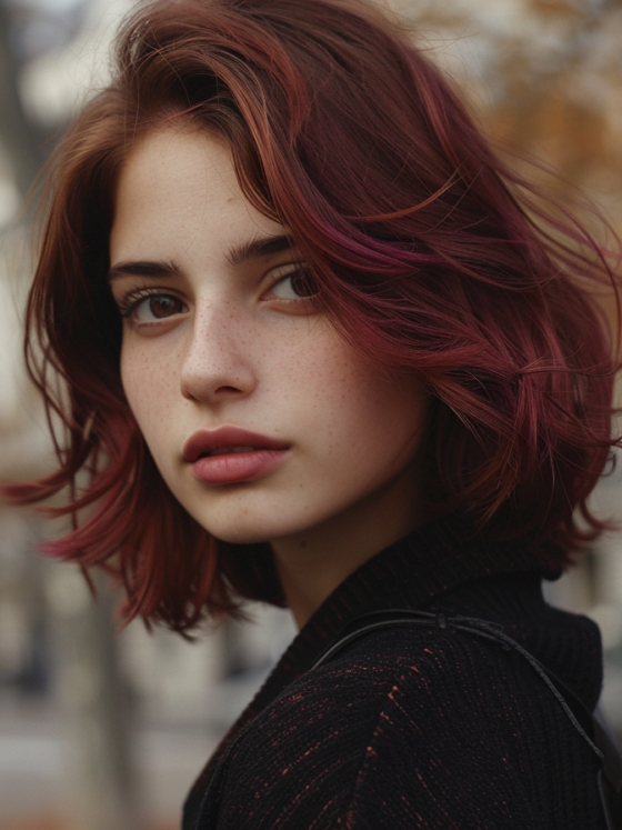 46+ Burgundy Hair Ideas That Bring Out Your Inner Fire