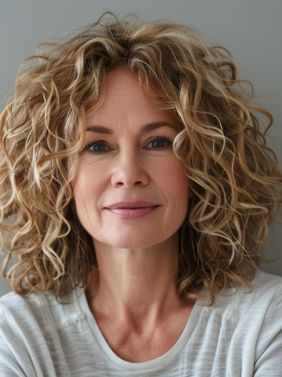 Curly Hairstyles for Women Over 50 to Keep It Fresh