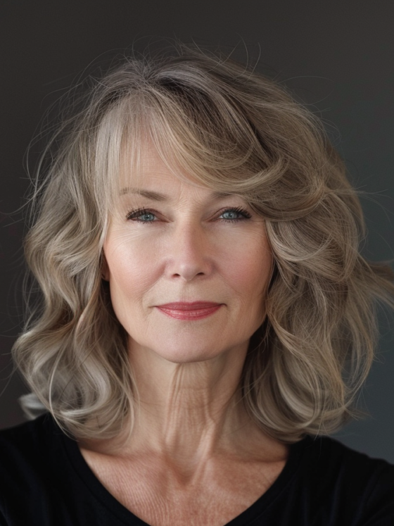 45+ Stylish Medium Length Hairstyles for Women Over 50