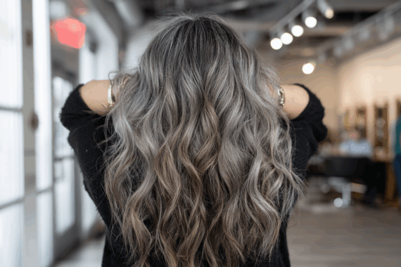 Grey Hair With Brown Highlights That Look Stunning at Any Age